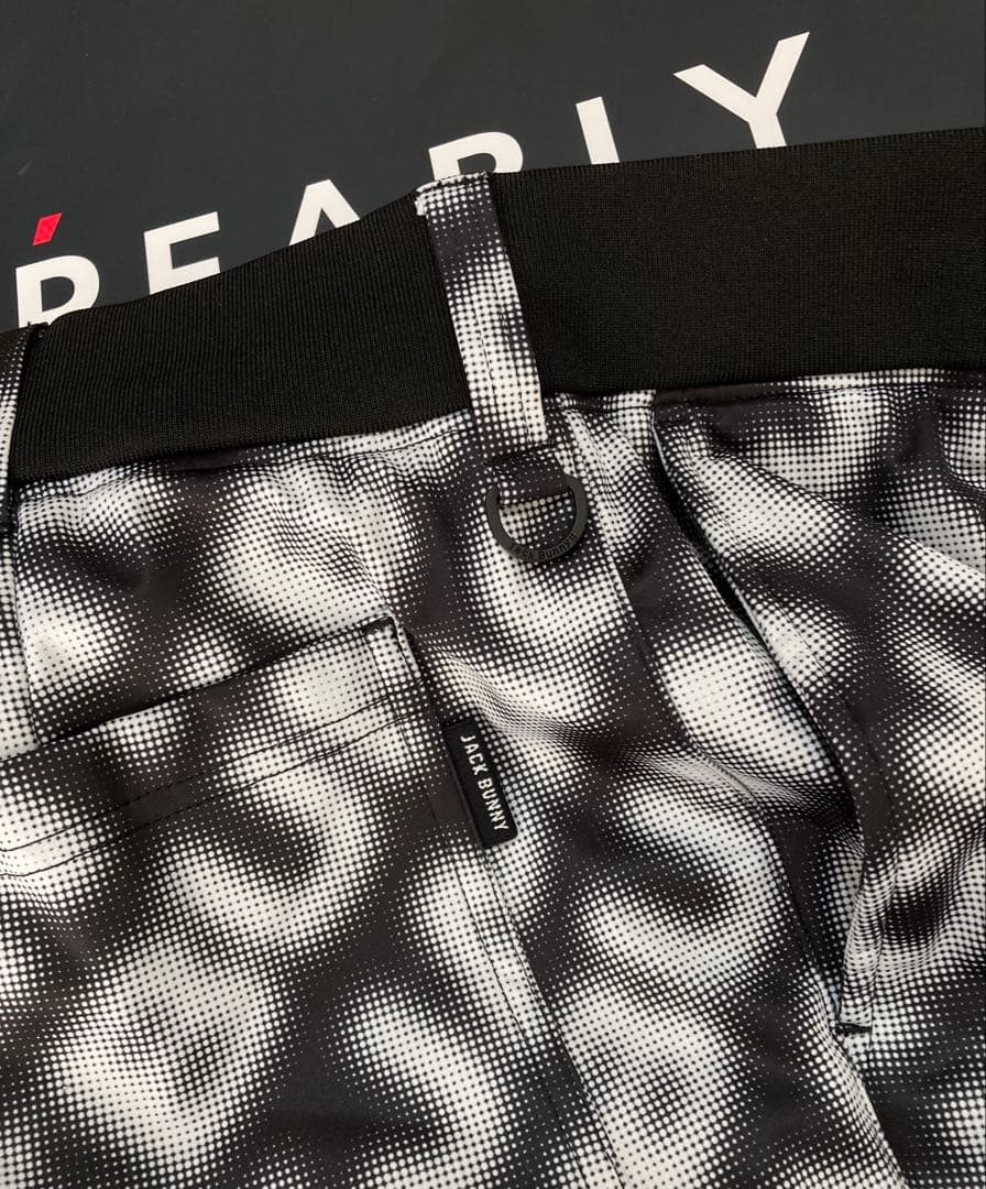 新品 パーリーゲイツ ジャックバニー エアシャット裏フリース防風パンツ(6)LL