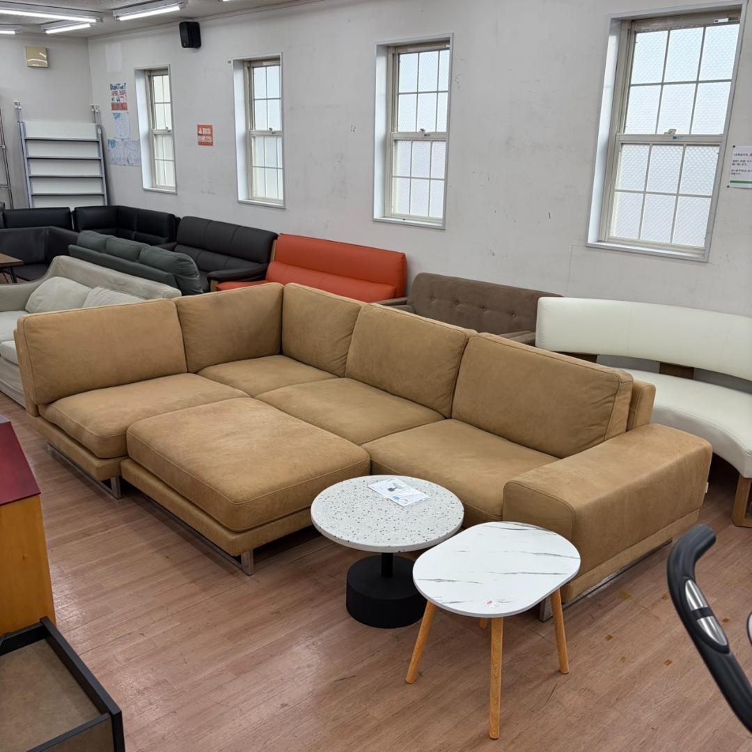 【福岡市限定】カウチソファ 関家具 リラックスフォームラベンナ