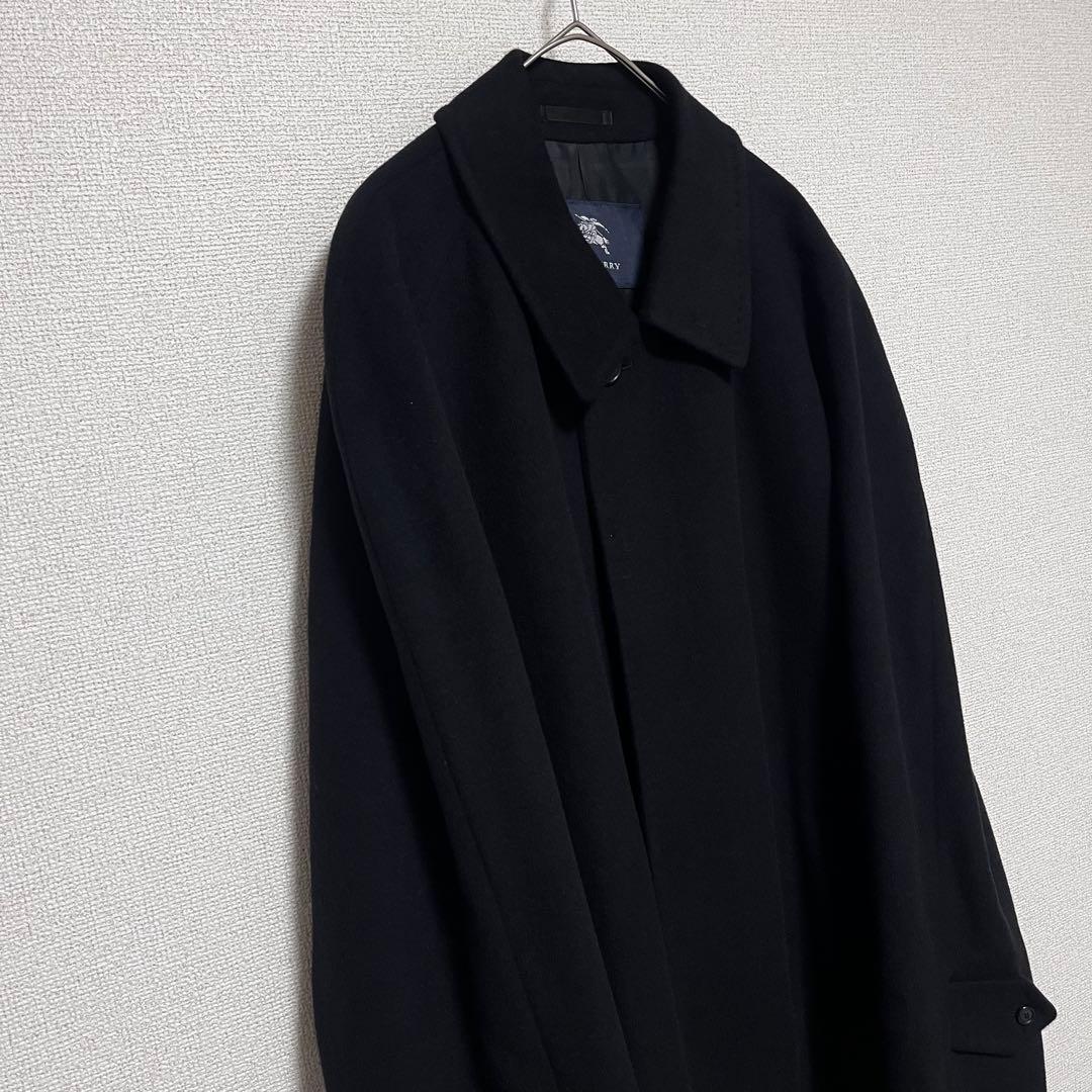 極美品　バーバリーロンドン　カシミヤ、アンゴラ、ウール　ステンカラーコート