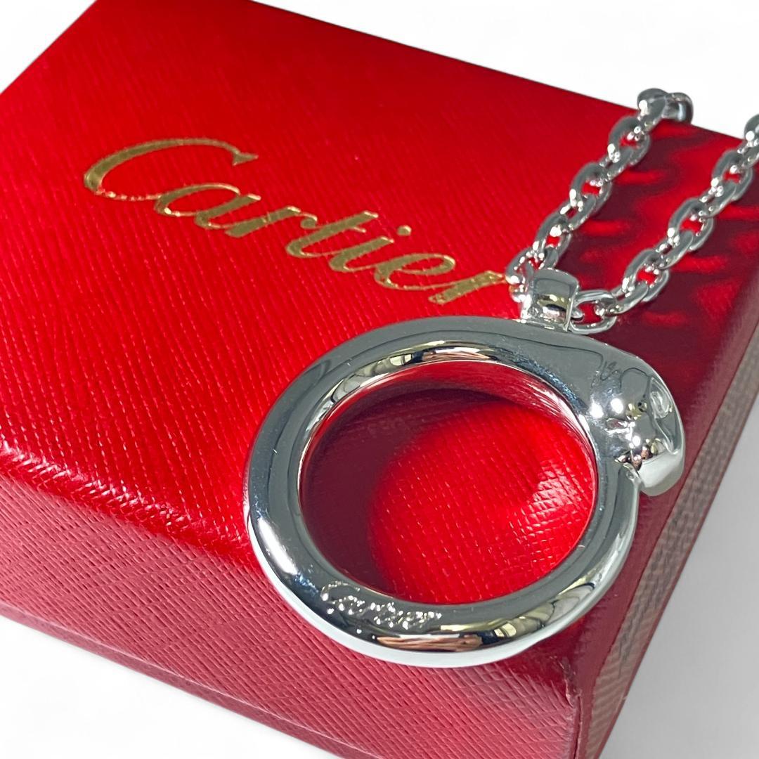 極美品 Cartier カルティエ パンテール キーホルダー バッグチャーム