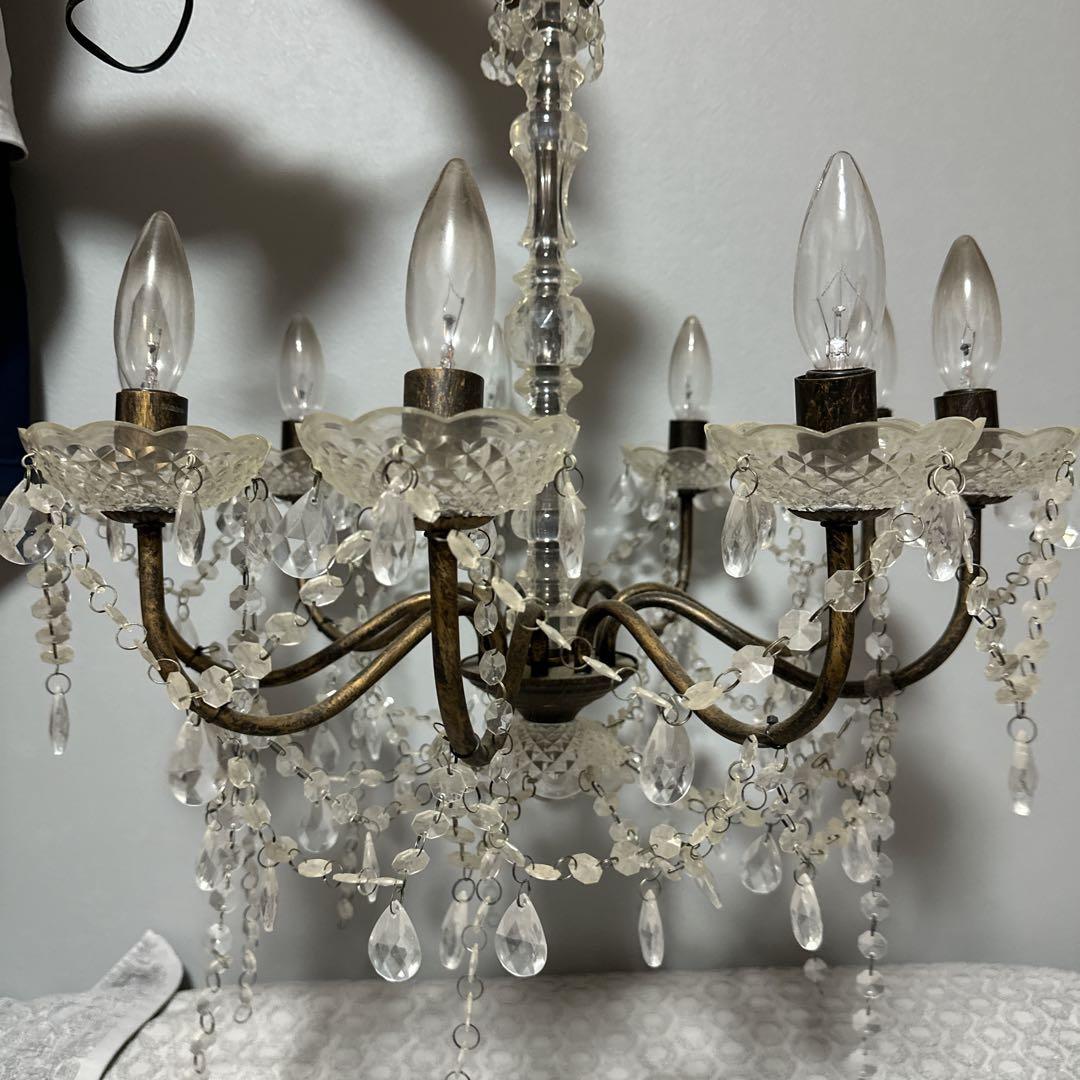 大型8灯シャンデリア