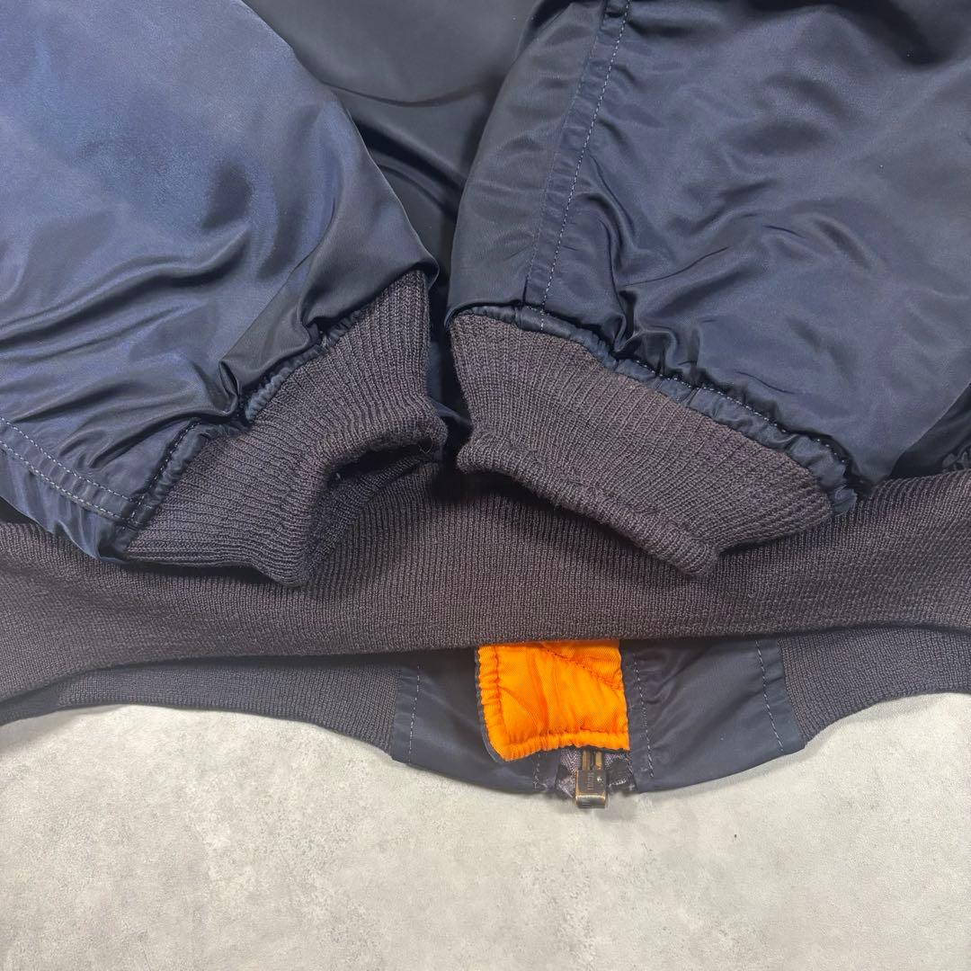 USA製 1968年復刻 アルファ MA-1 68モデル ネイビー