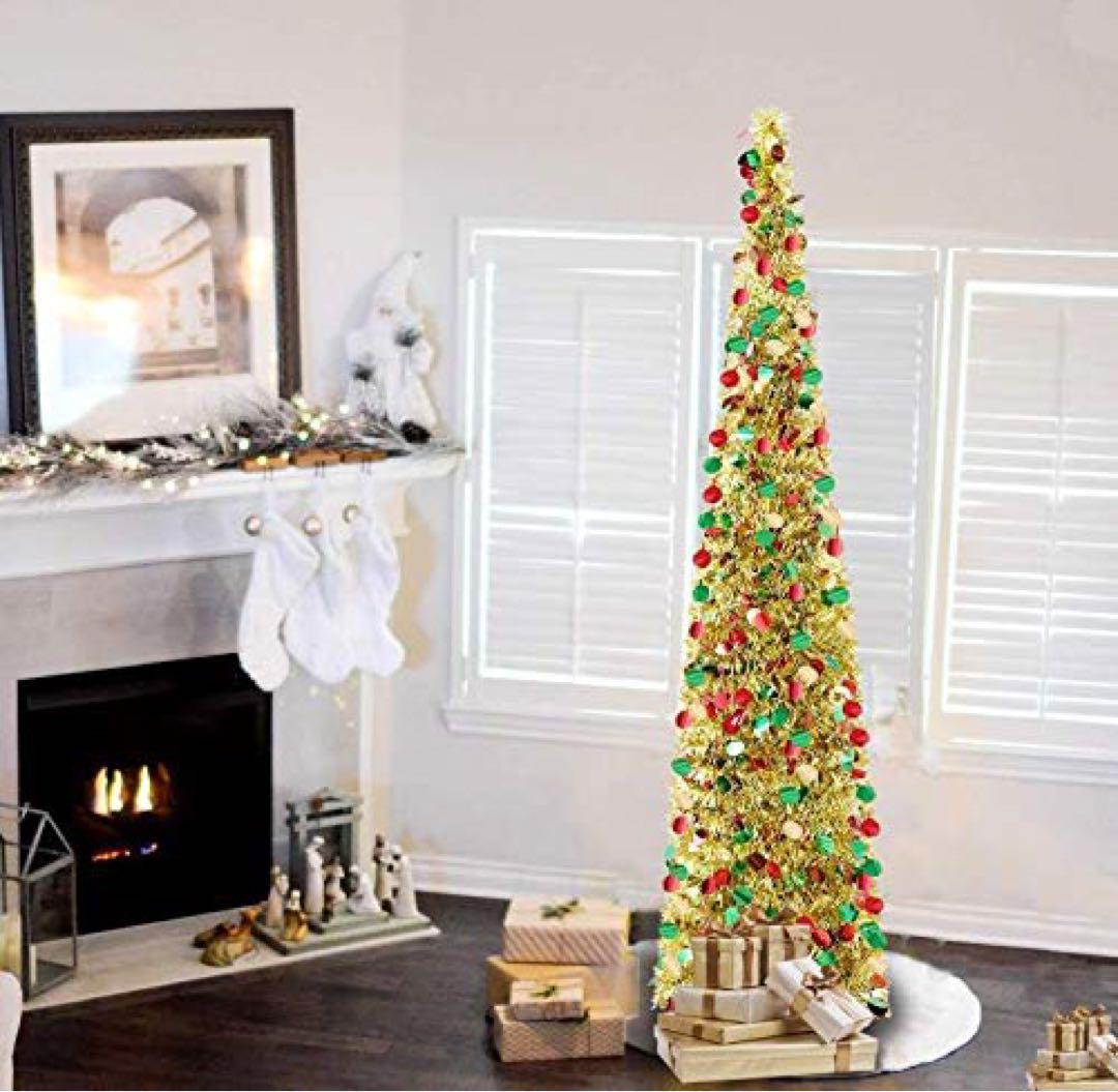 折りたたみ式ポップアップクリスマスツリー簡単な組み立て　１３０センチ