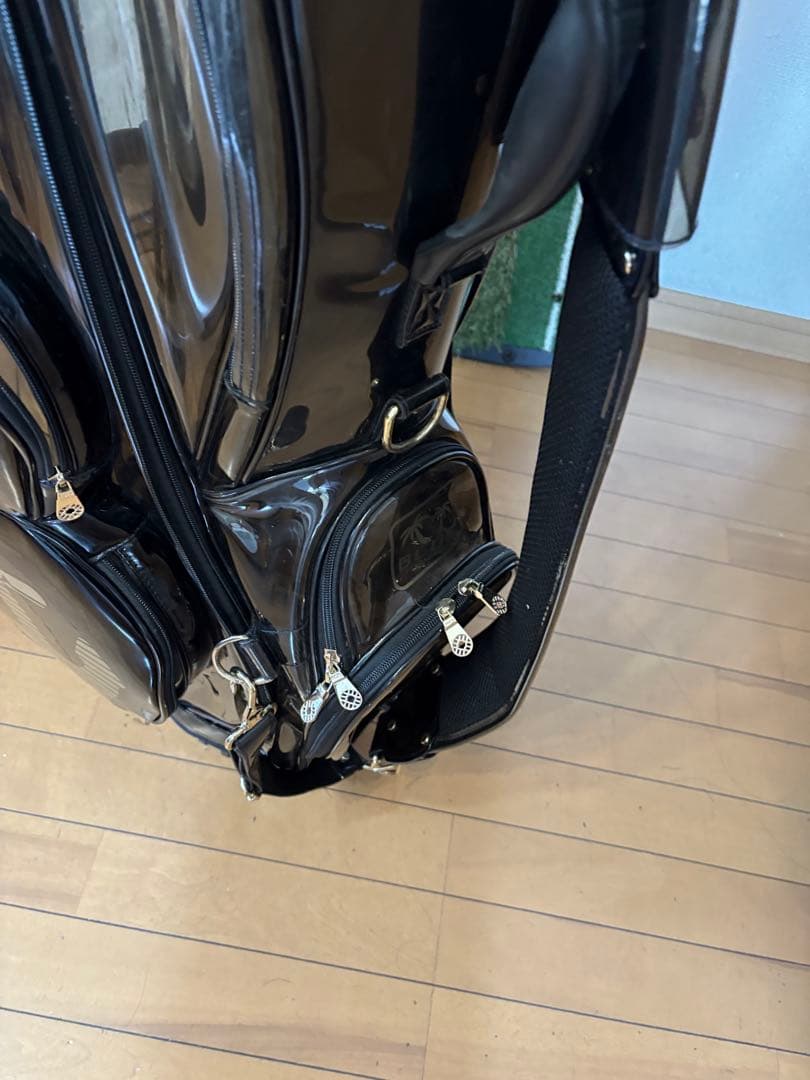 muta marine ゴルフバッグ・キャディバッグ スケルトン 黒/ゴールド