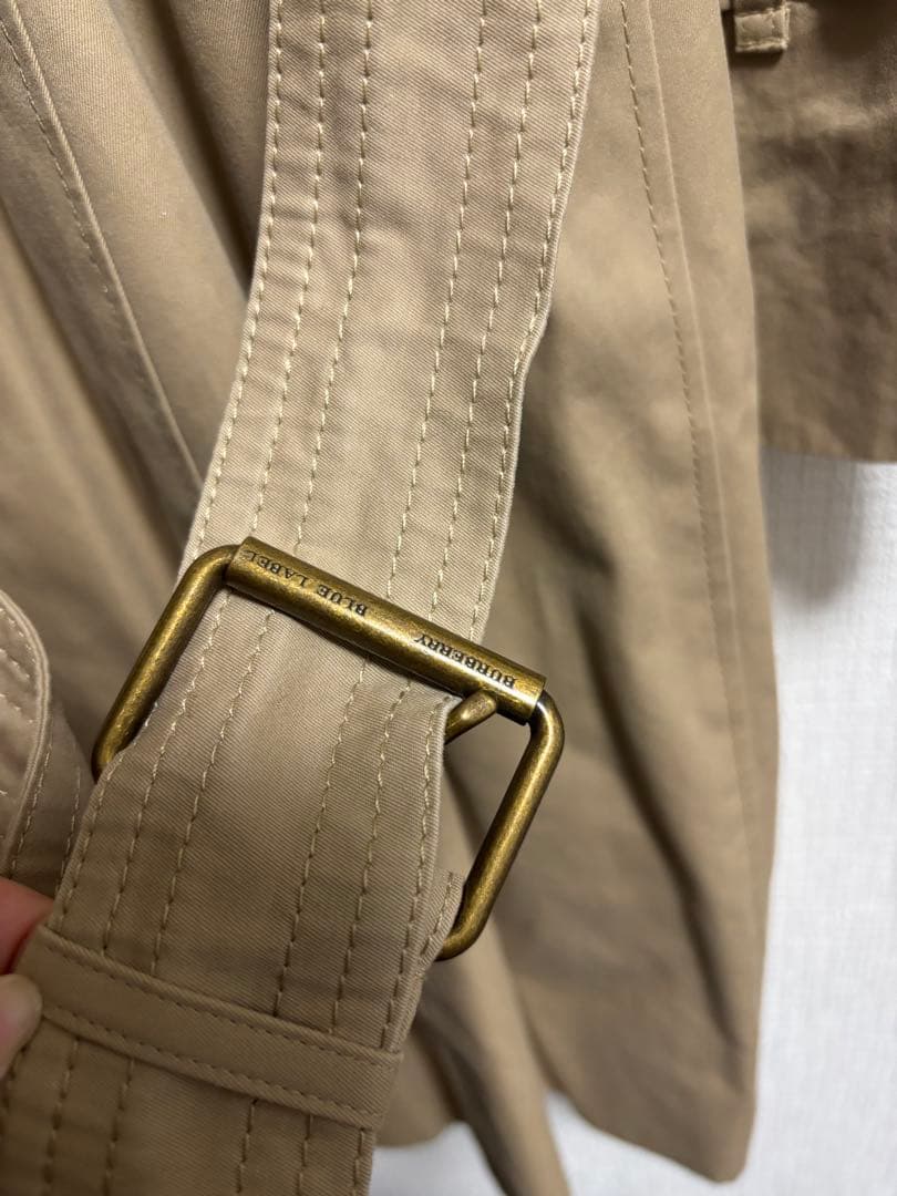 BURBERRY BLUELABEL トレンチコート ベージュ 40 レディース