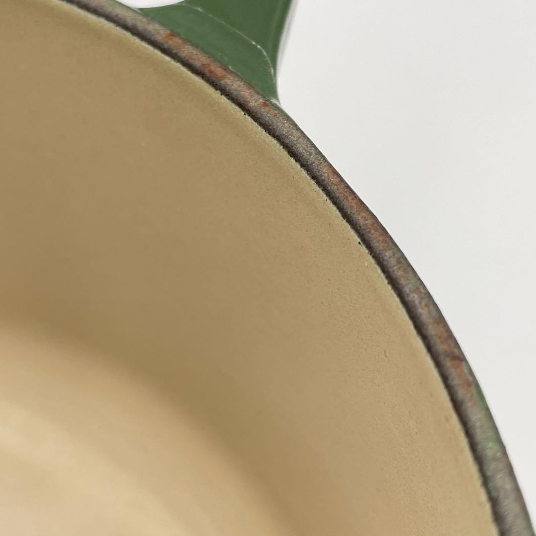 LE CREUSET ル・クルーゼ ココットロンド 18cm モスグリーン