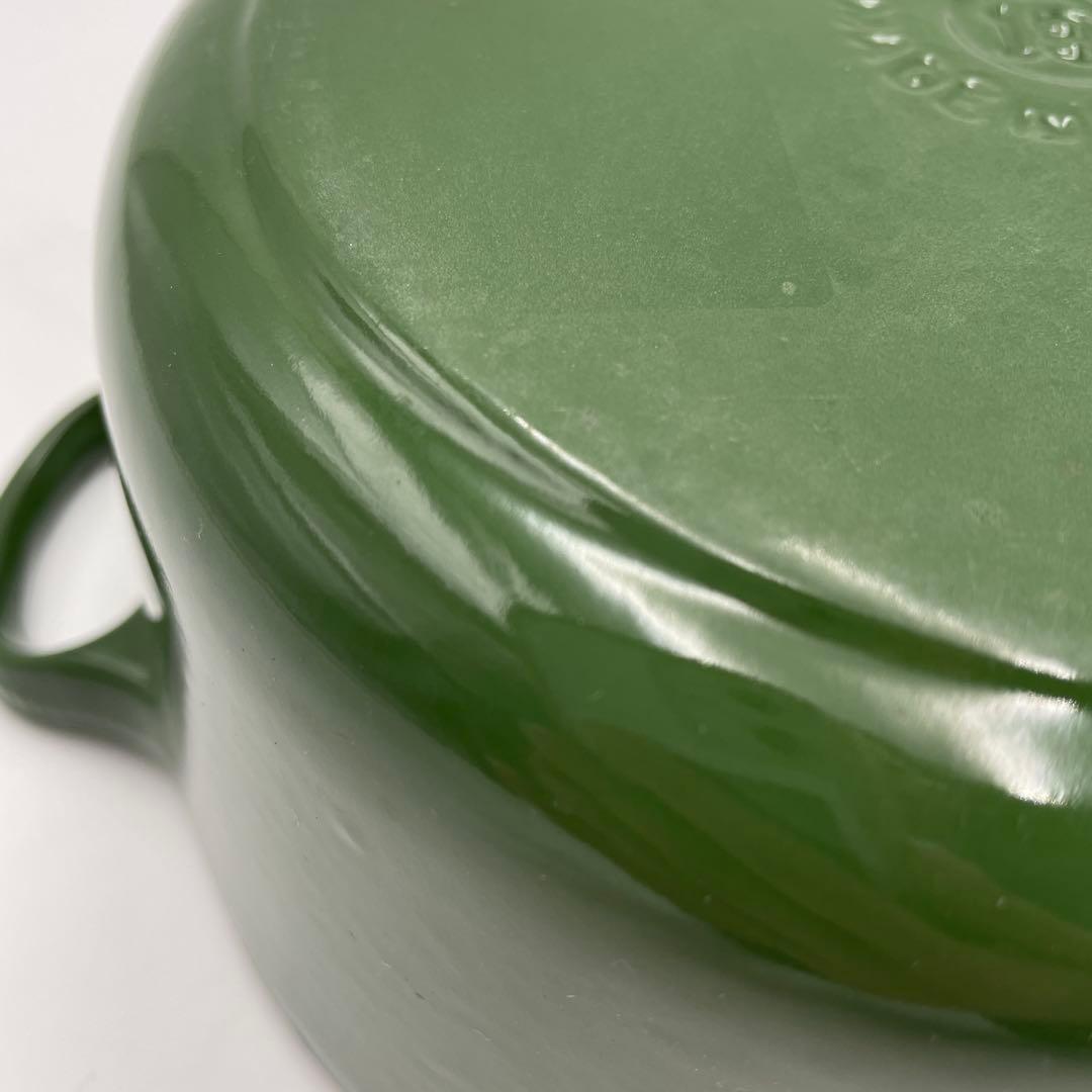 LE CREUSET ル・クルーゼ ココットロンド 18cm モスグリーン