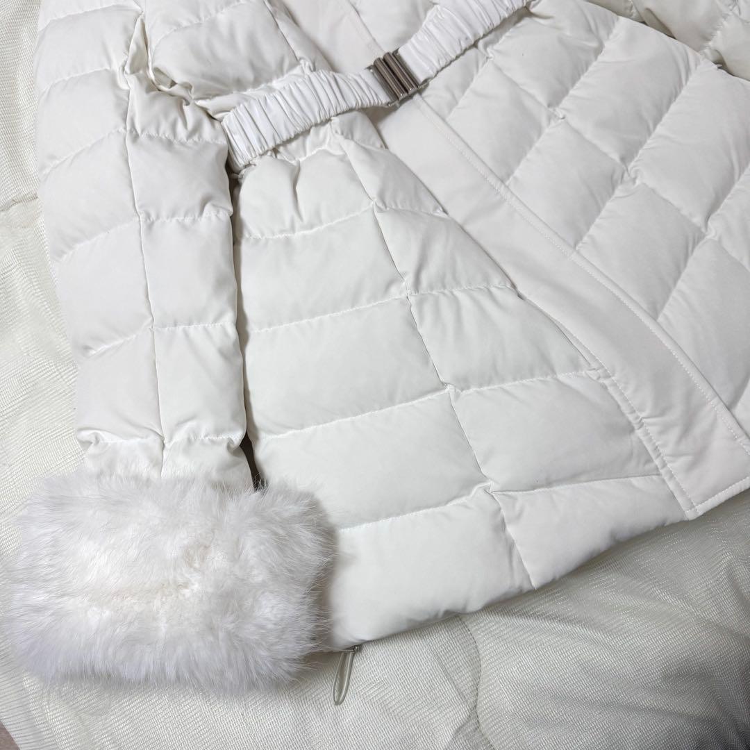 最安値✨　rienda 【神くびれダウン】Aラインダウンワンピコート　ファー