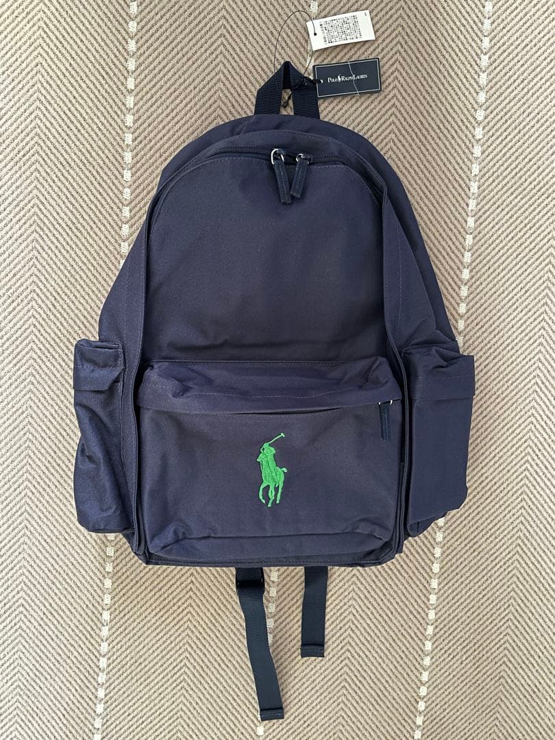 新品タグ付・未使用Polo Ralph Lauren ネイビー リュック