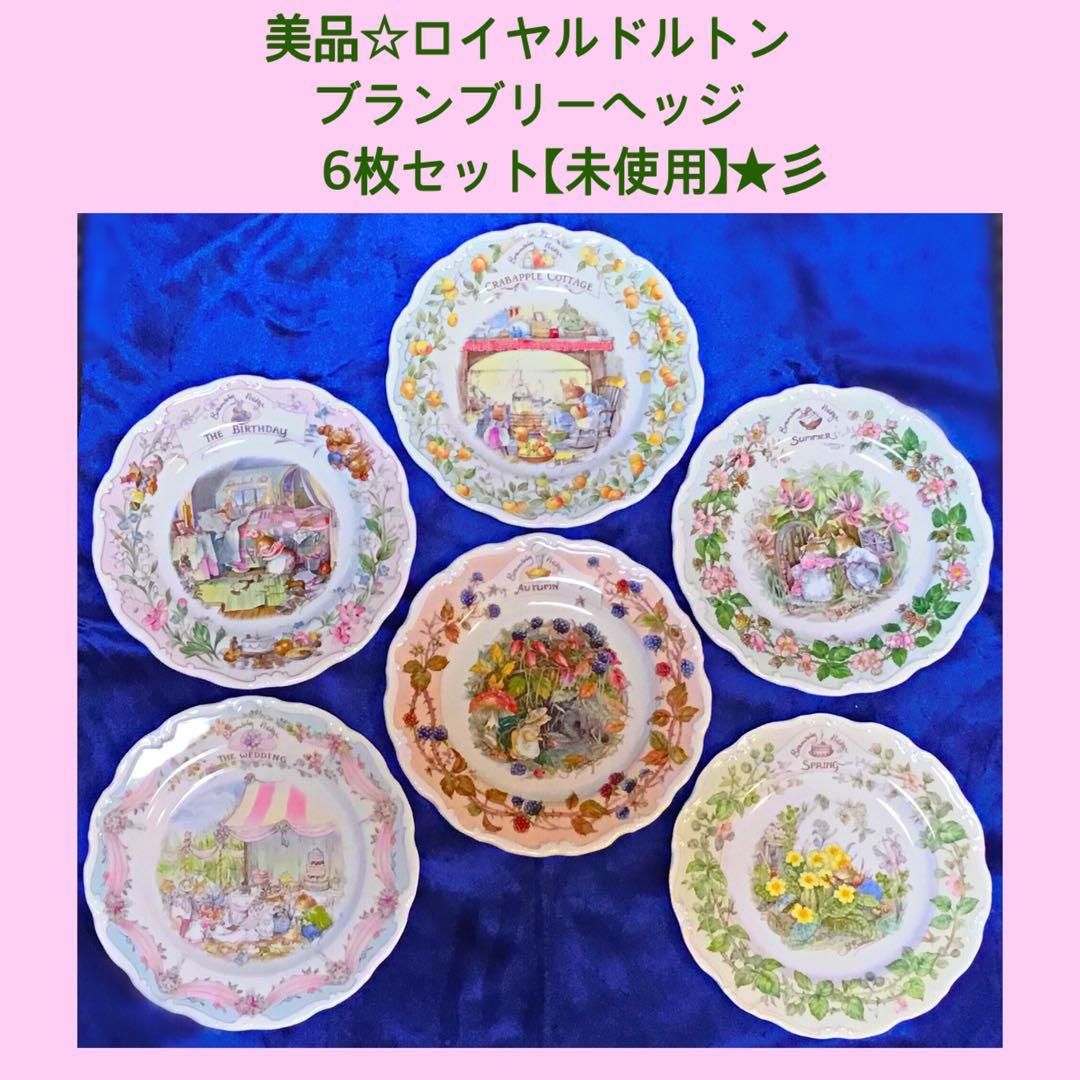 ★彡【美品/未使用】ブランブリーヘッジ 絵皿 《5枚＋1枚おまけ付き》セット★彡