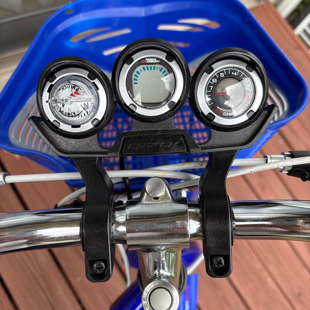 ブリヂストン 子供用自転車 青　24インチ　7段変速ギア