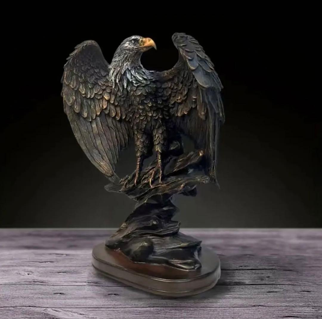 鷲 イーグル 彫刻 彫像 像 彫刻 鷹 Bird アメリカ雑貨 オシャレ