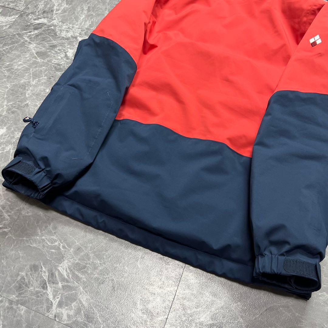 極美品　モンベル　パウダーポップパーカー　アウトドア　軽量　スキーウェア