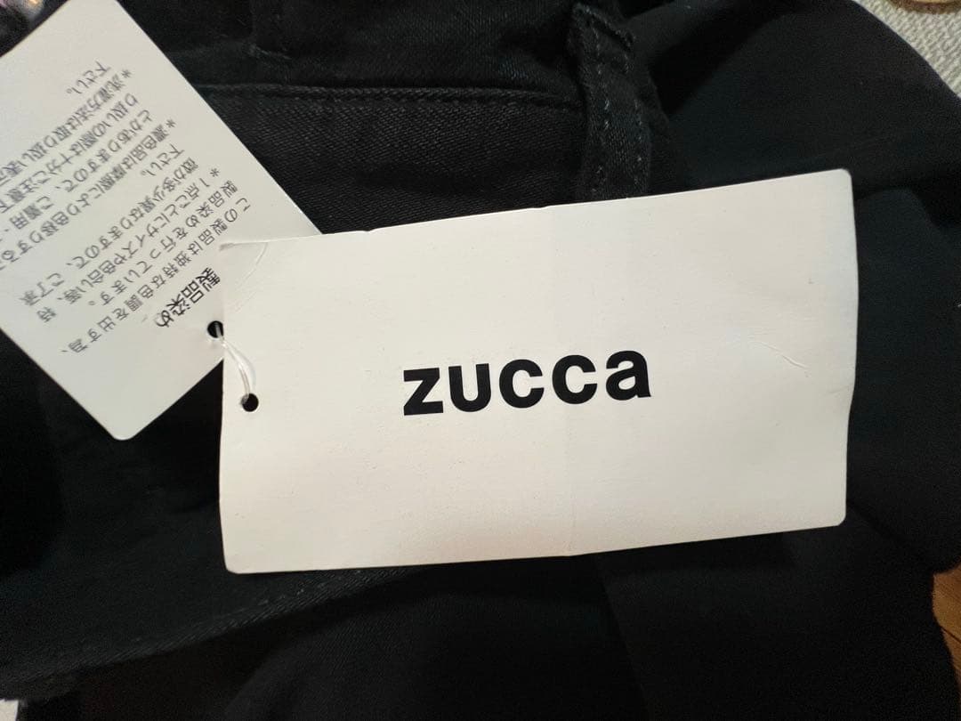 【新品】zucca ズッカ ストレッチデニム パンツ L ブラック