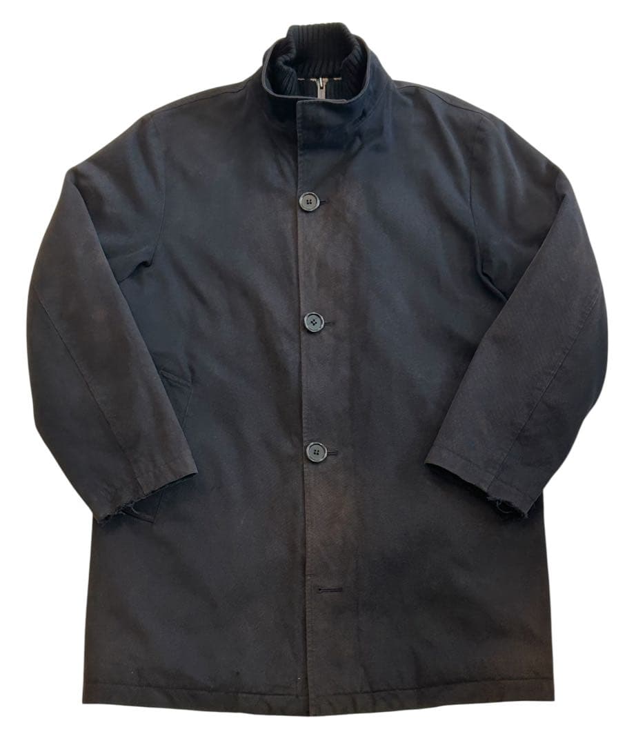 ボロの美学 BURBERRYバーバリー ステンカラーコート フェード スペイン製