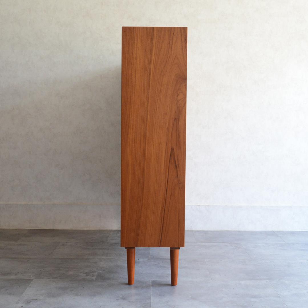 デンマーク 北欧ヴィンテージ チーク ブックシェルフ 北欧家具 ディスプレイ