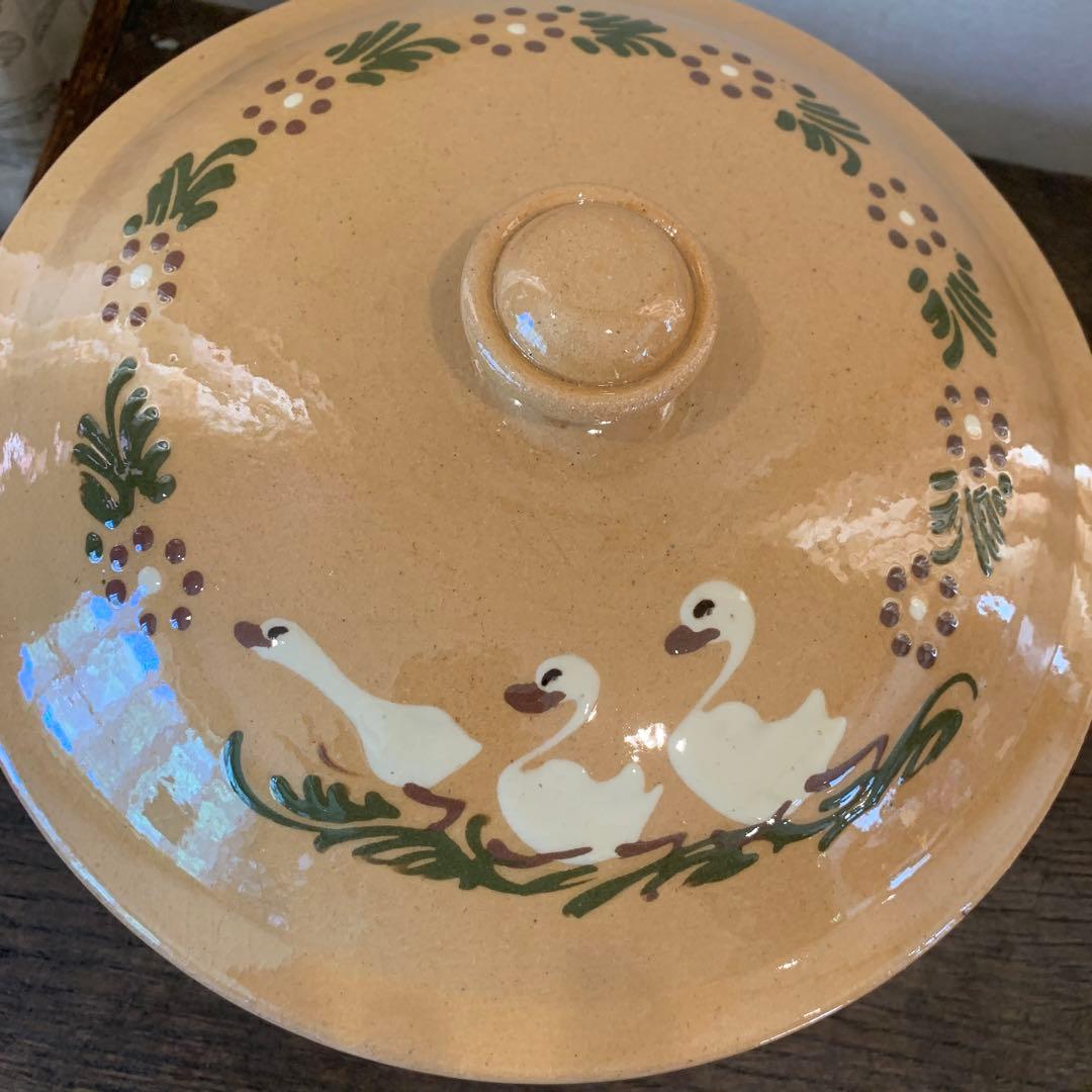 ［新品未使用］フランス製　陶器鍋