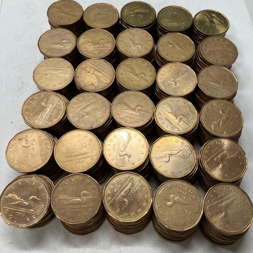 カナダ　1ドル　　硬貨　まとめ売り