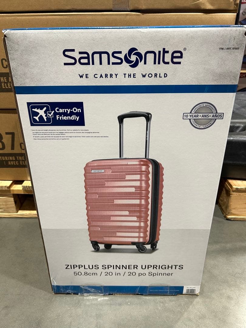 新品未開封　Samsonite サムソナイト　ジッププラス　スーツケース　ピンク