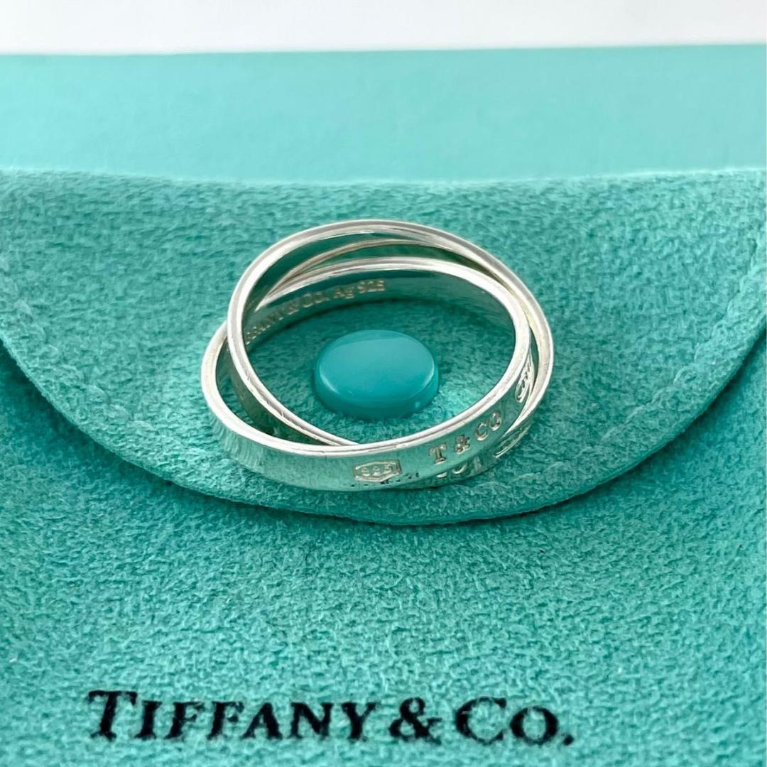 ティファニー 20号 インターロッキング 2連 リング WB3fe