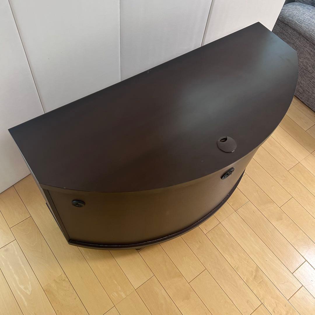 マルヨシ民芸　テレビ台　楕円　天然木　幅105 希少　丸脚　アンティーク