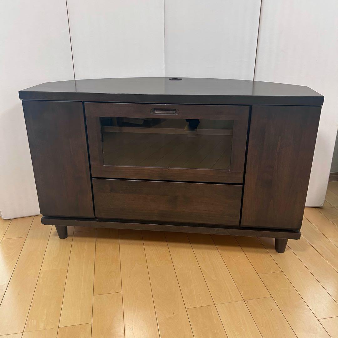 マルヨシ民芸　テレビ台　楕円　天然木　幅105 希少　丸脚　アンティーク