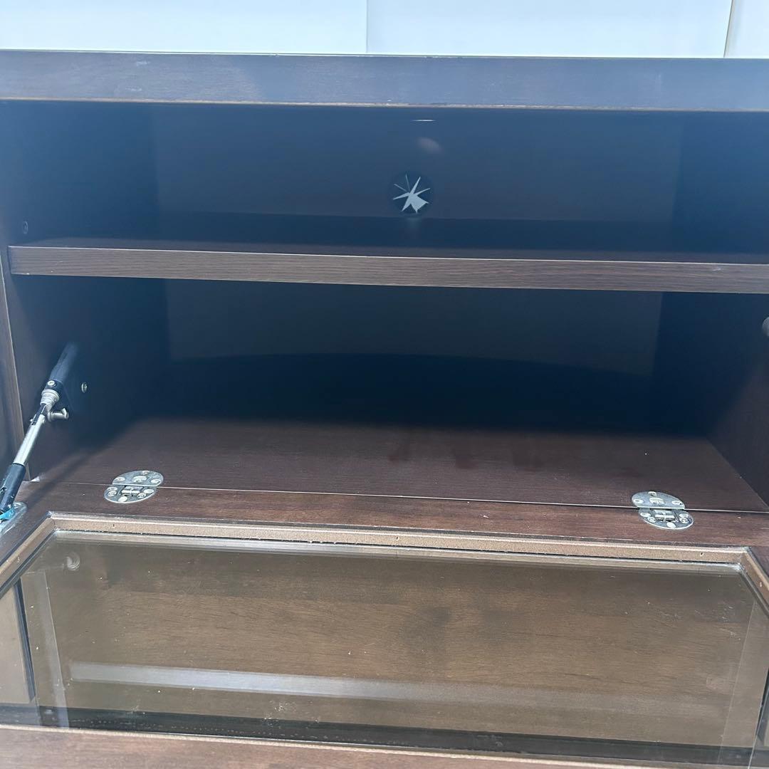 マルヨシ民芸　テレビ台　楕円　天然木　幅105 希少　丸脚　アンティーク