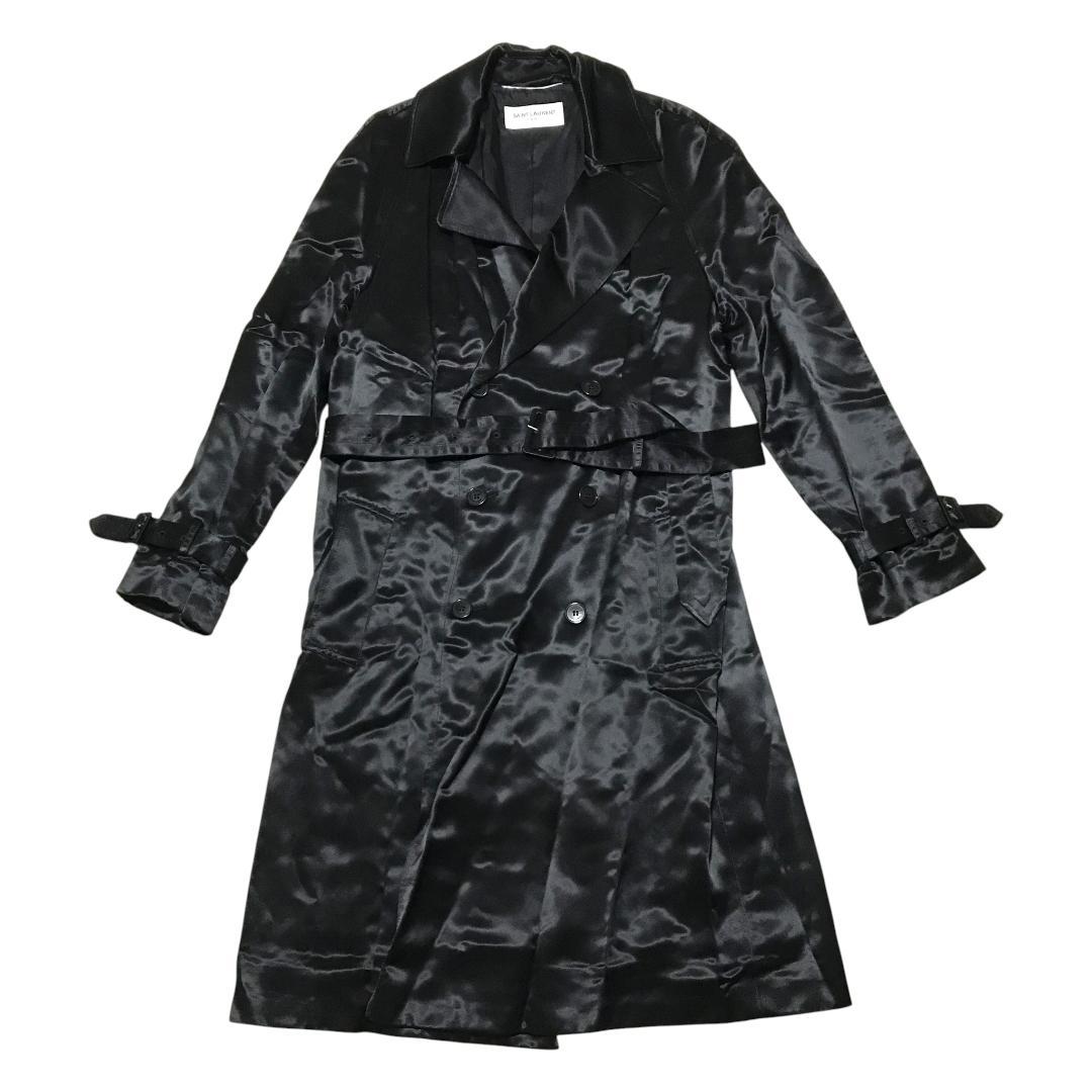 【極美品】SAINT LAURENT サンローラン ダブルブレスト コート