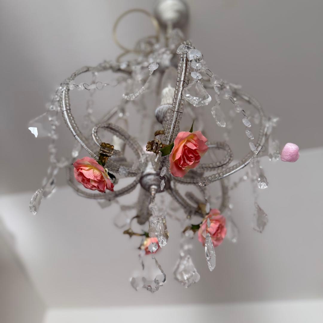 クリスタルシャンデリア 3灯 クラシック　アンティーク