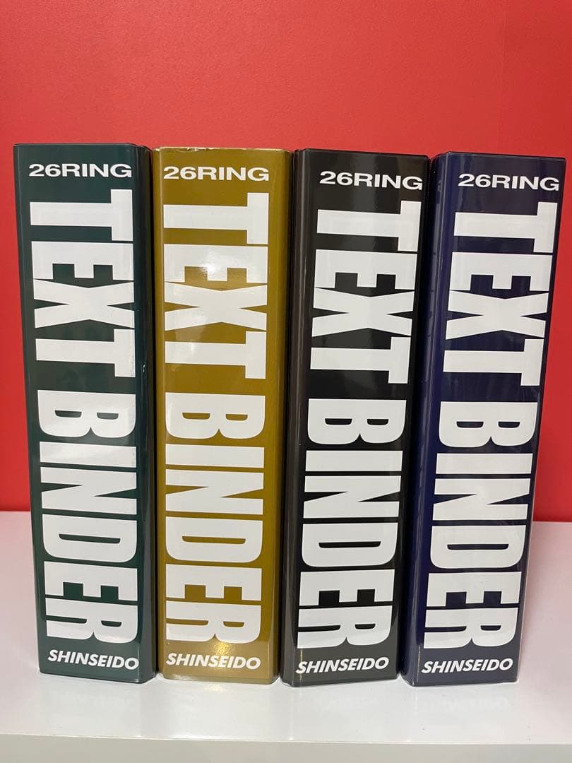 【未使用品!!】大容量テキストバインダー ファイル 4個セット