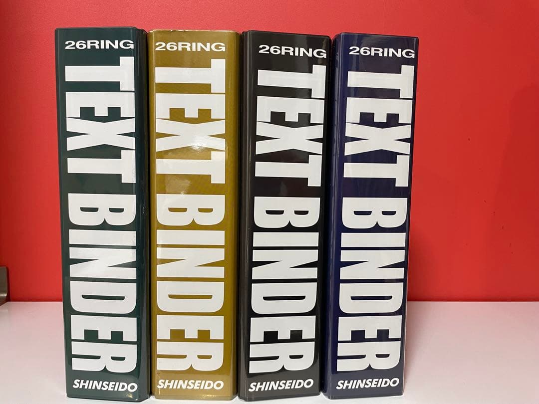 【未使用品!!】大容量テキストバインダー ファイル 4個セット