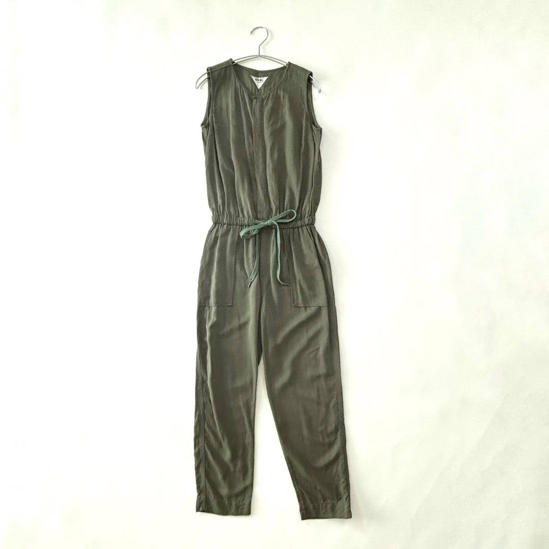 美品　RHCロンハーマン ノースリーブサロペットパンツ 　オールインワン　つなぎ