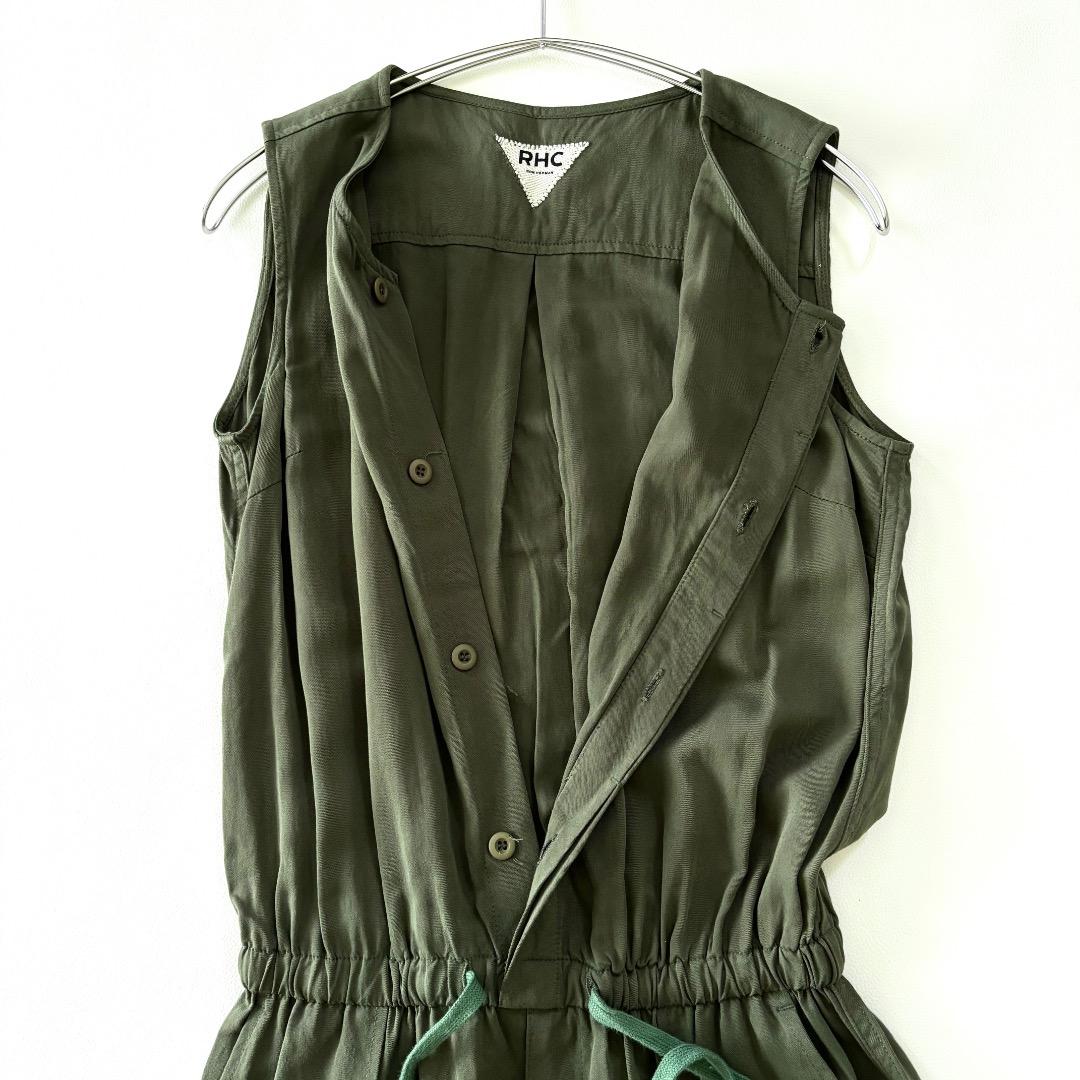 美品　RHCロンハーマン ノースリーブサロペットパンツ 　オールインワン　つなぎ