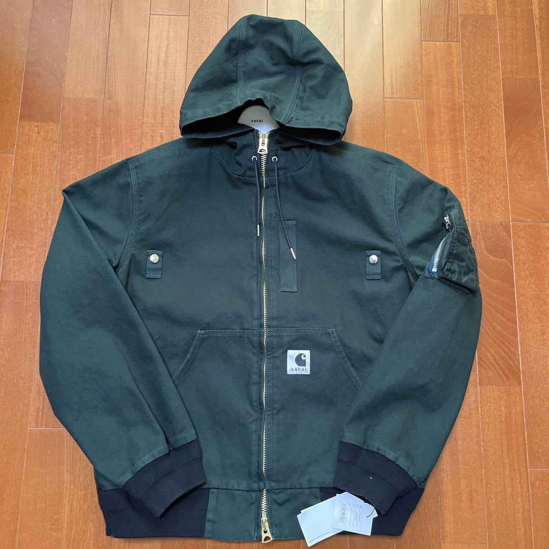 ジャケット・アウター sacai carhartt wip hooded green 3
