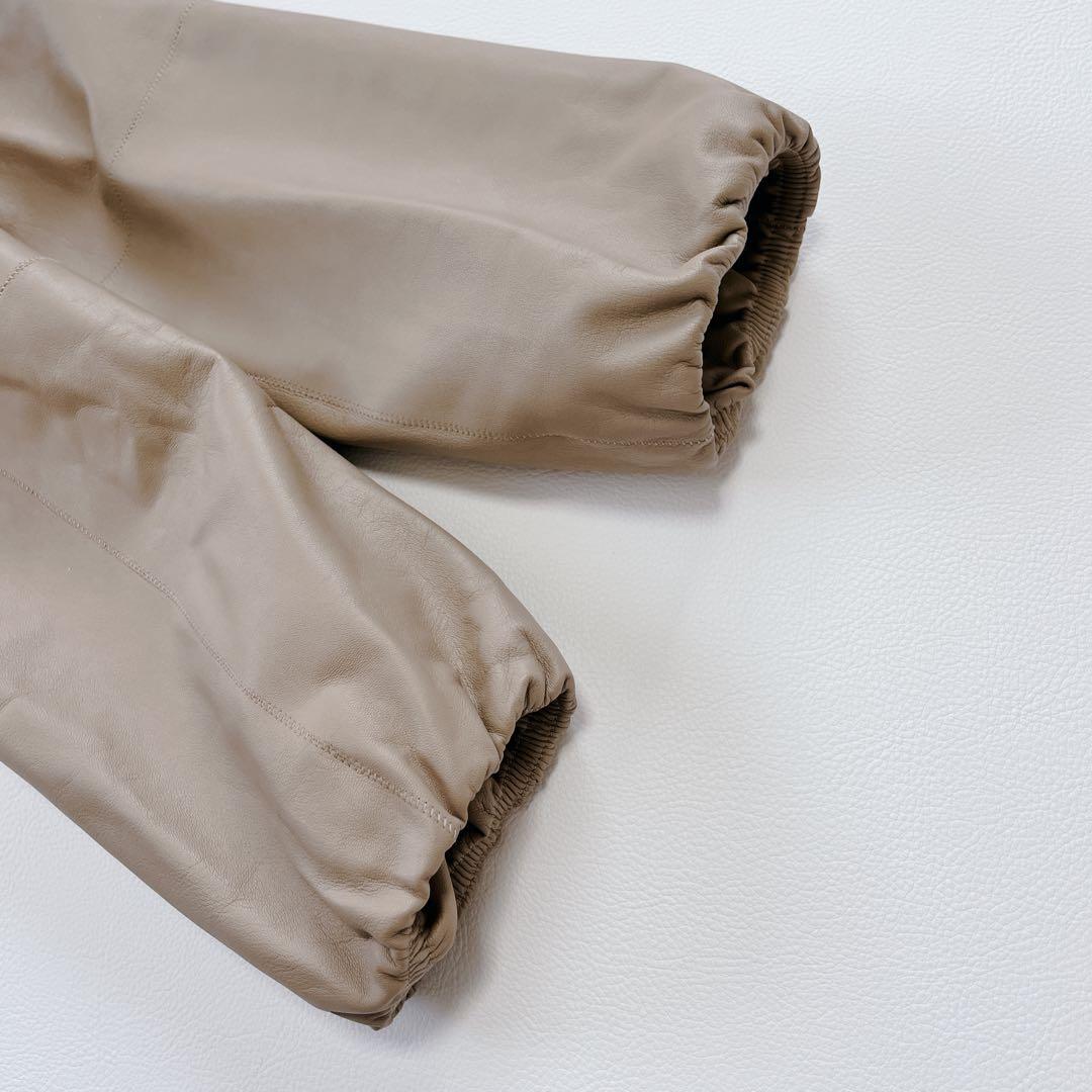 美品✨DAMA collection レザージャケット 羊革 レザー フード