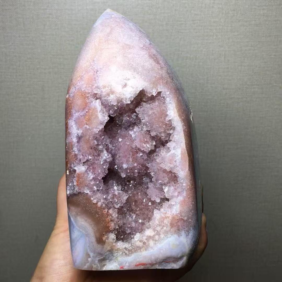 AAAAAAA級天然アゲートメノウ　瑪瑙原石B1216/YS/H19/539B