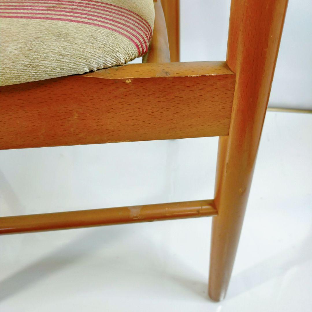 昭和レトロ トーア 東亜林業 木製椅子 ダイニングチェア 古家具 2脚セット