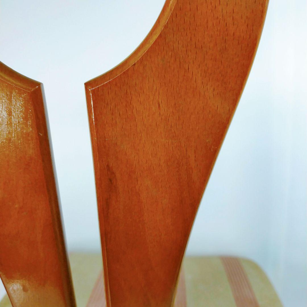 昭和レトロ トーア 東亜林業 木製椅子 ダイニングチェア 古家具 2脚セット