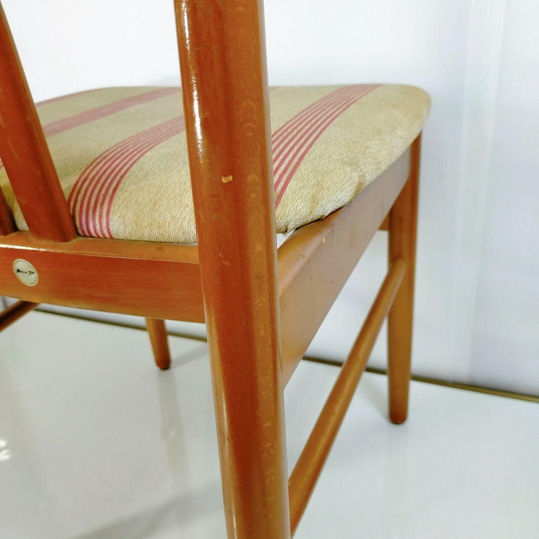 昭和レトロ トーア 東亜林業 木製椅子 ダイニングチェア 古家具 2脚セット