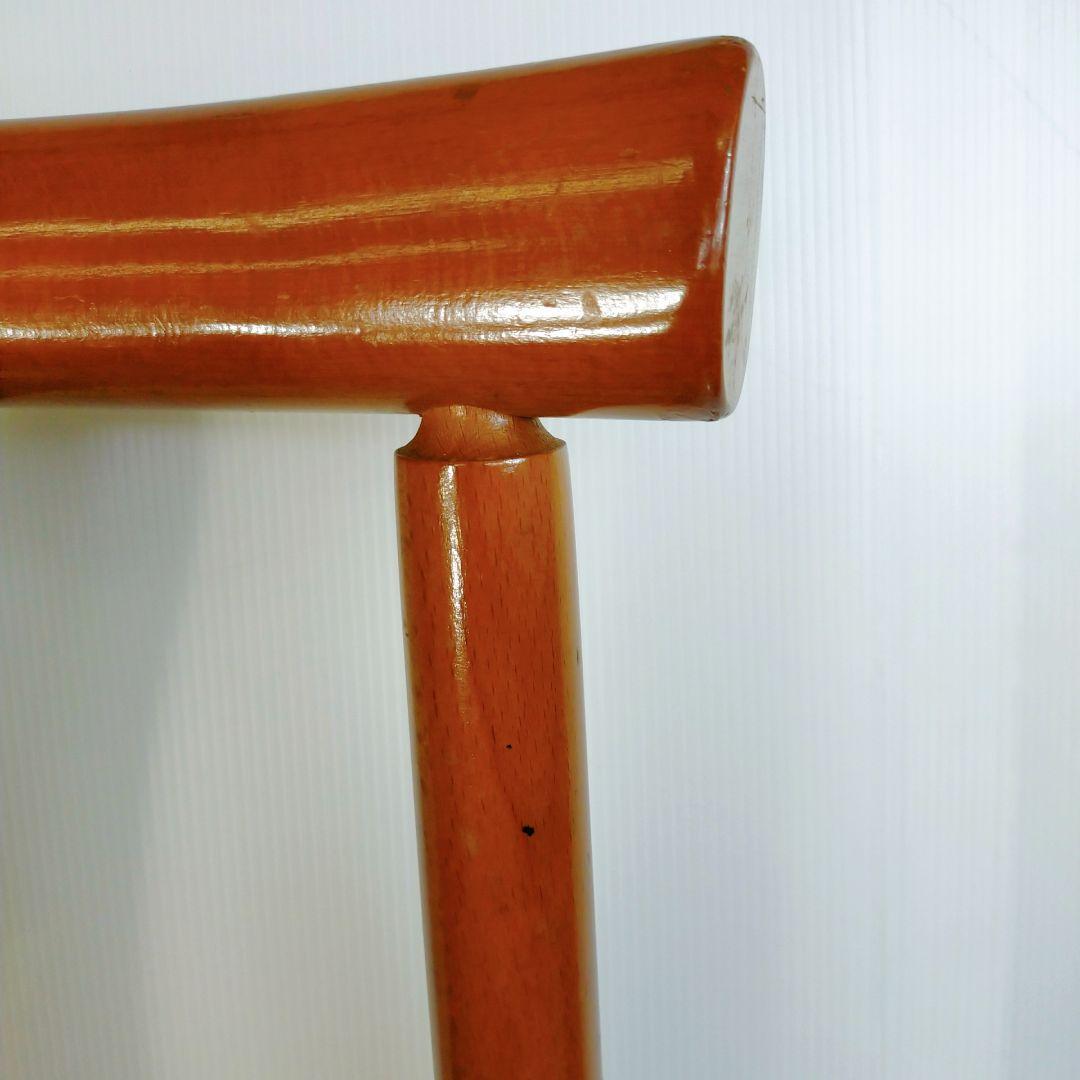 昭和レトロ トーア 東亜林業 木製椅子 ダイニングチェア 古家具 2脚セット