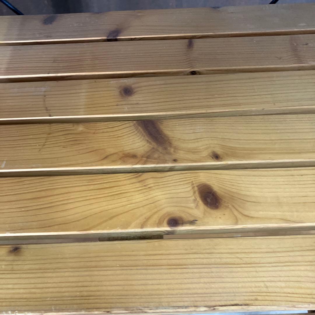 A-5 北欧レトロ 天然木 3段木製ラック ウッドシェルフ 飾り棚/多目的ラック