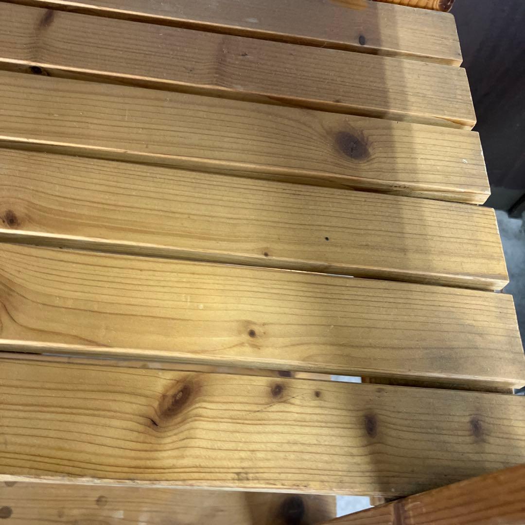 A-5 北欧レトロ 天然木 3段木製ラック ウッドシェルフ 飾り棚/多目的ラック