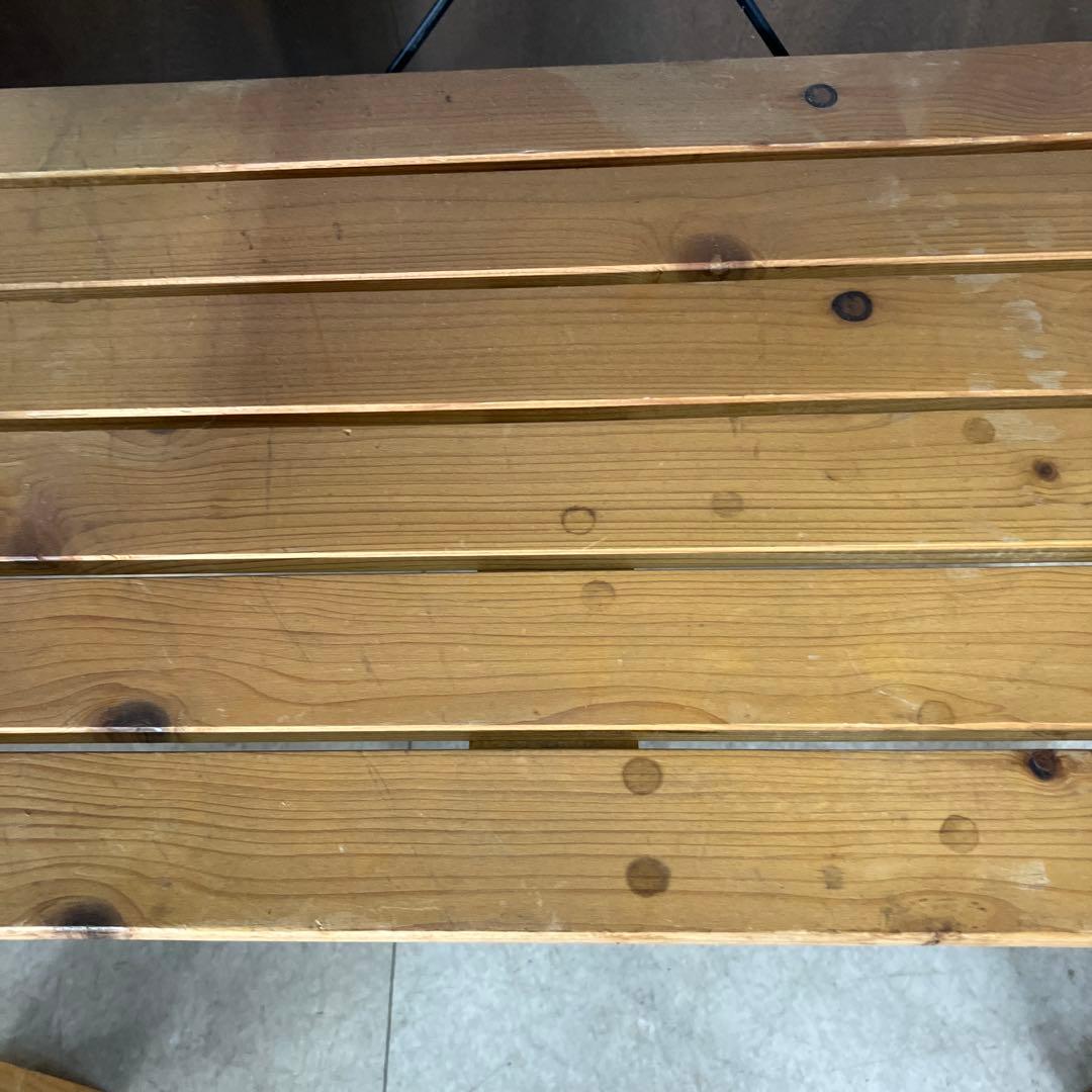 A-5 北欧レトロ 天然木 3段木製ラック ウッドシェルフ 飾り棚/多目的ラック