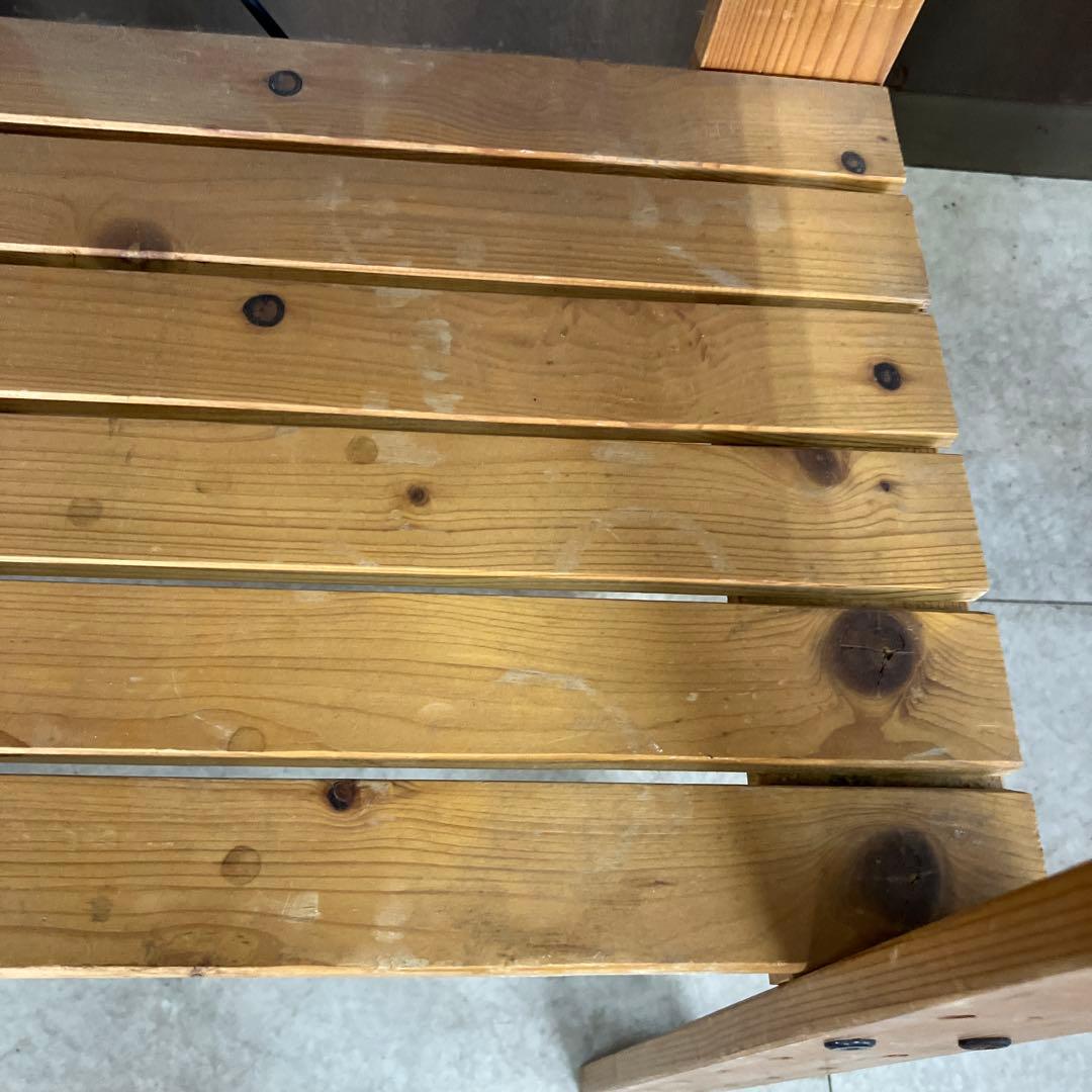 A-5 北欧レトロ 天然木 3段木製ラック ウッドシェルフ 飾り棚/多目的ラック