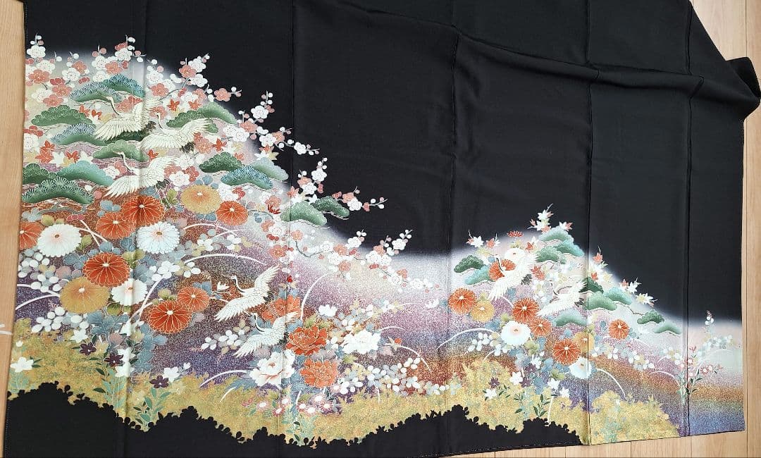 着物リメイクワンピース3637