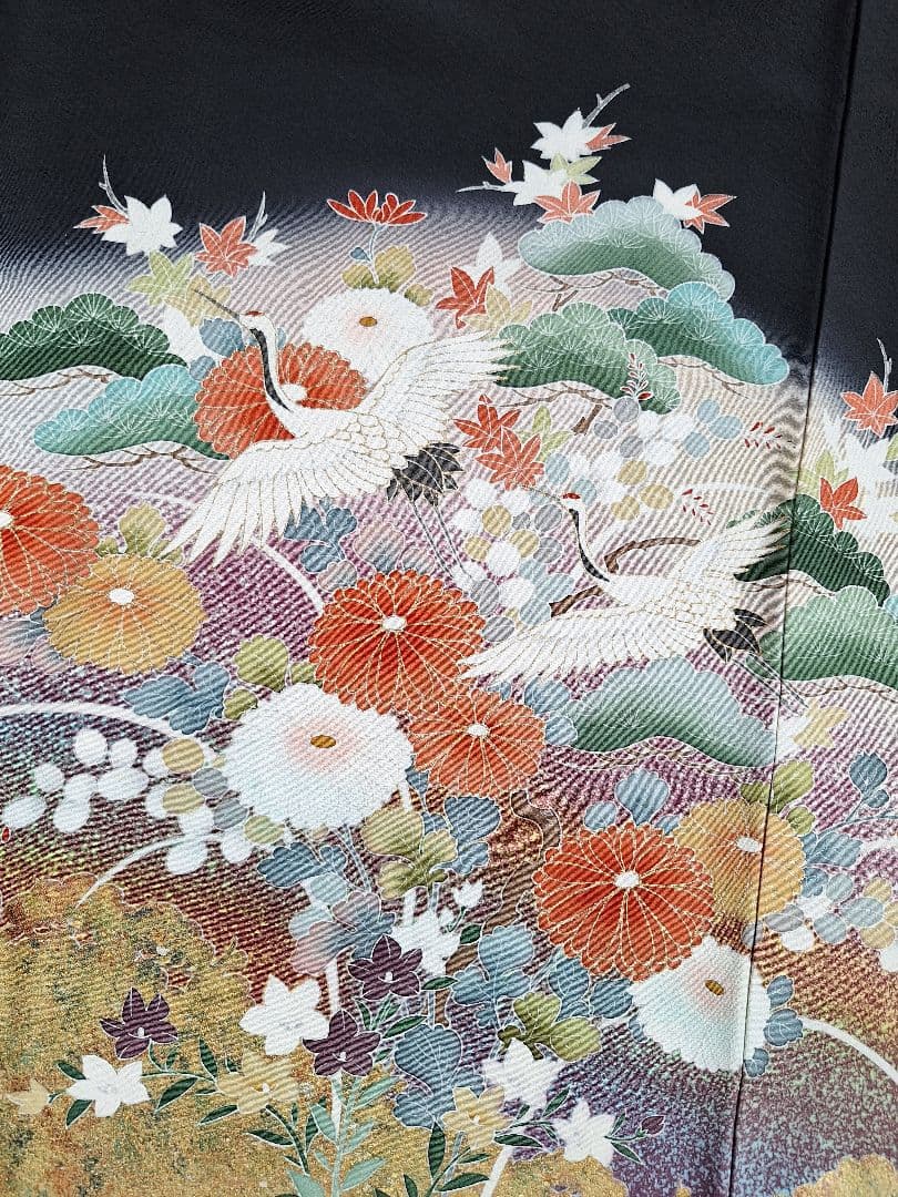 着物リメイクワンピース3637