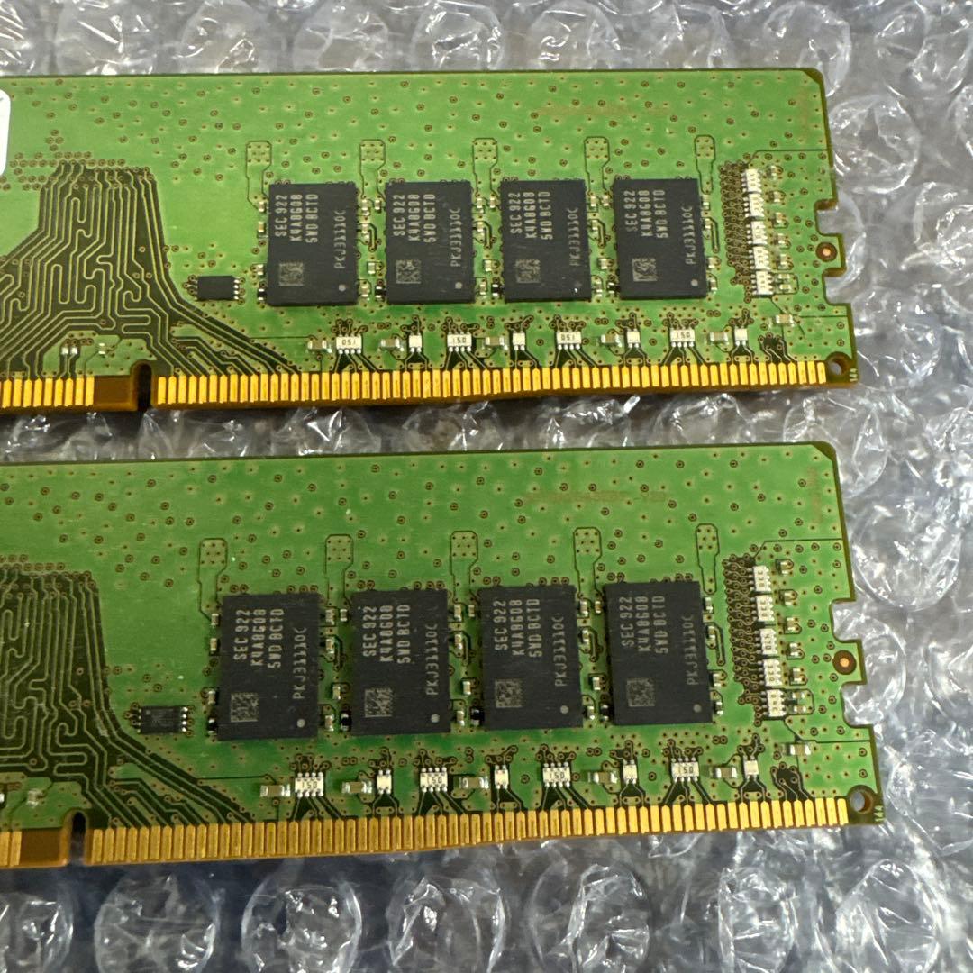 Samsung 16GB DDR4 2666V 2枚　計32GB