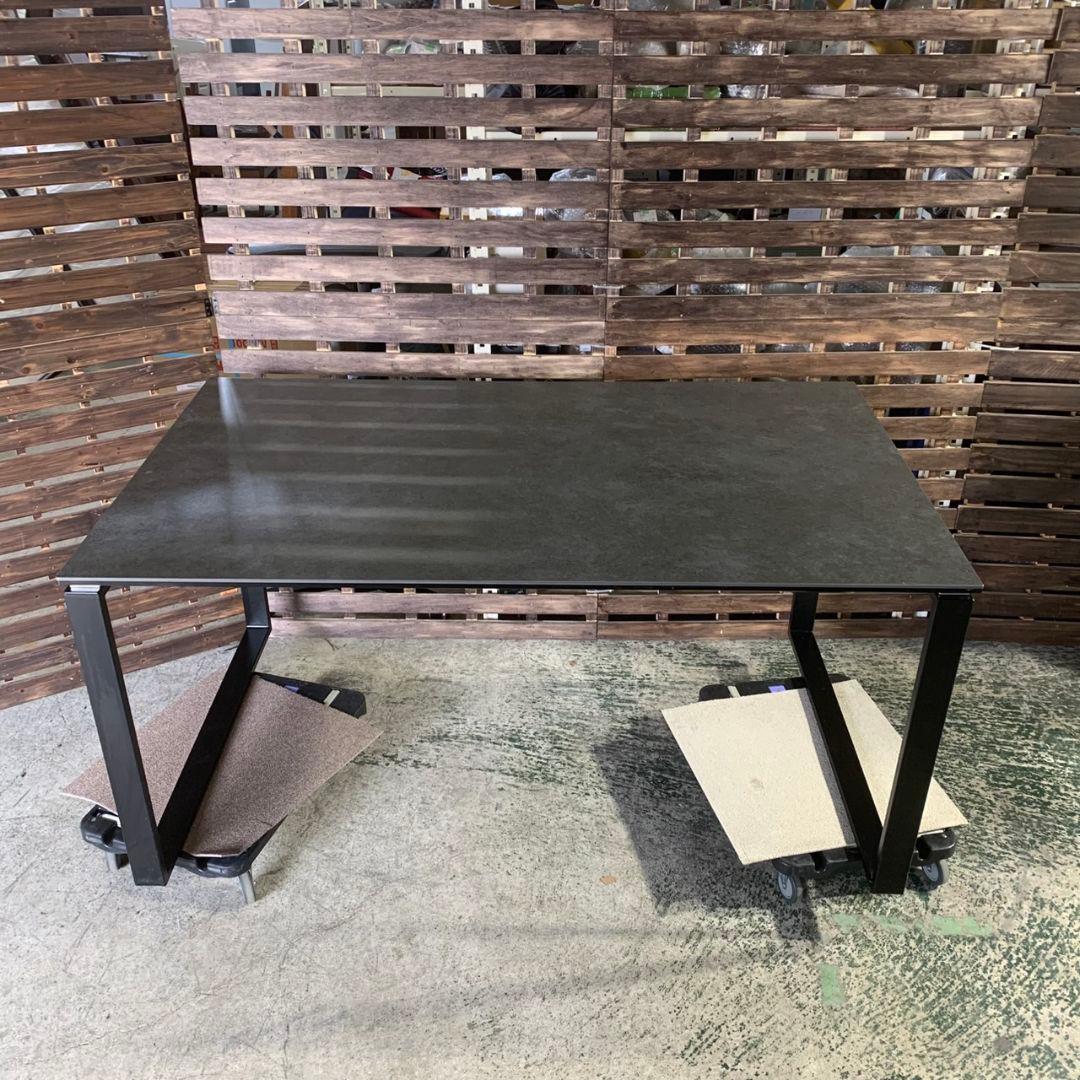 直接引取のみ J604 テーブル ニトリ ダイニングテーブル セラミック天板