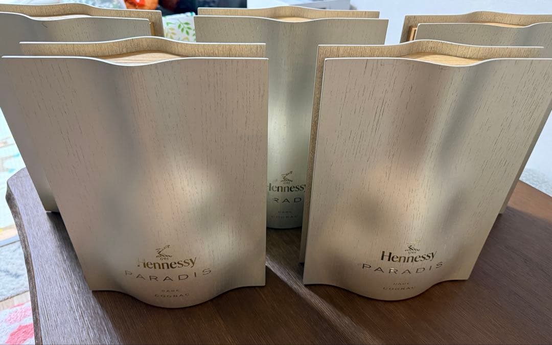 Hennessy PARADIS 空瓶 空箱5個セット