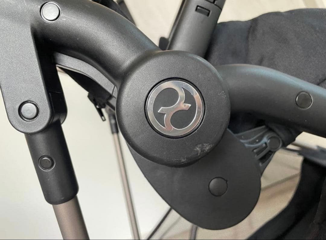 サイベックス　メリオカーボン　ベビーカー　ブラック　エアラブ4ドーナツ付き